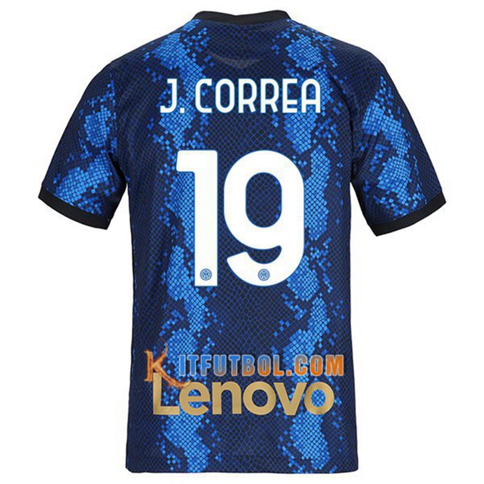 Camiseta Futbol Inter Milan (J.CORREA 19) Titular 2021/2022