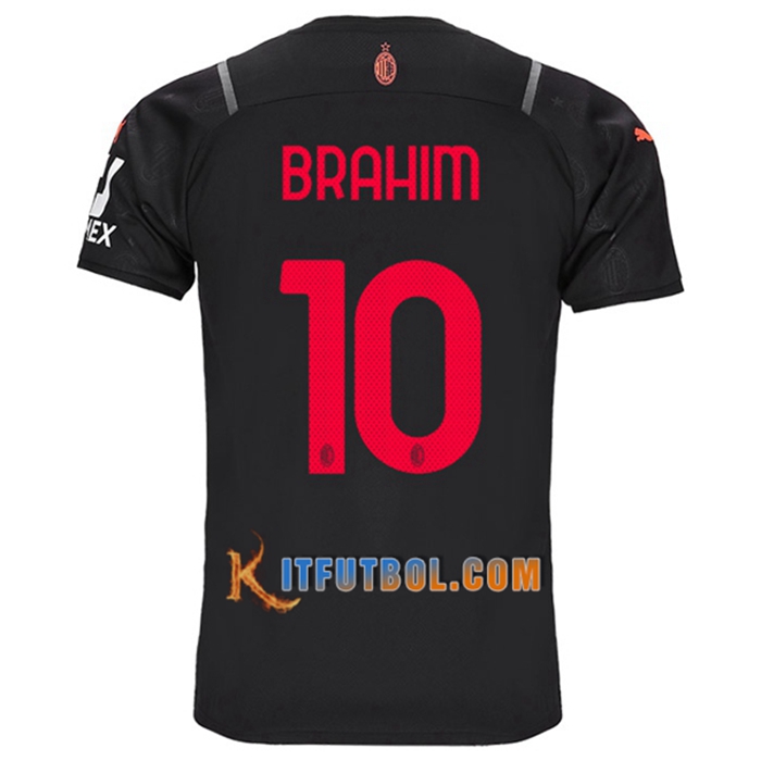 Camiseta Futbol AC Milan (BRAHIM 10) Tercero 2021/2022