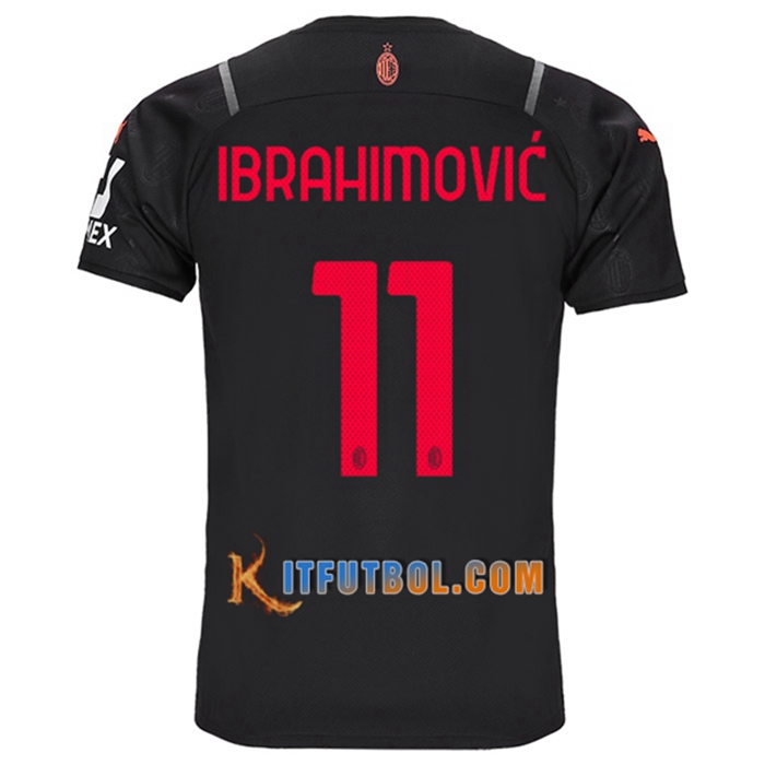 Camiseta Futbol AC Milan (IBRAHIMOVIC 11) Tercero 2021/2022