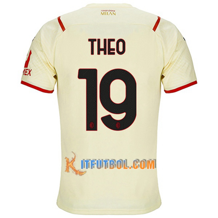 Camiseta Futbol AC Milan (THEO 19) Alternativo 2021/2022