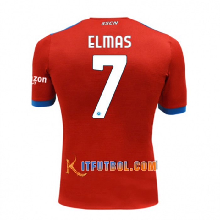Camiseta Futbol SSC Napoli (ELMAS 7) Tercero 2021/2022