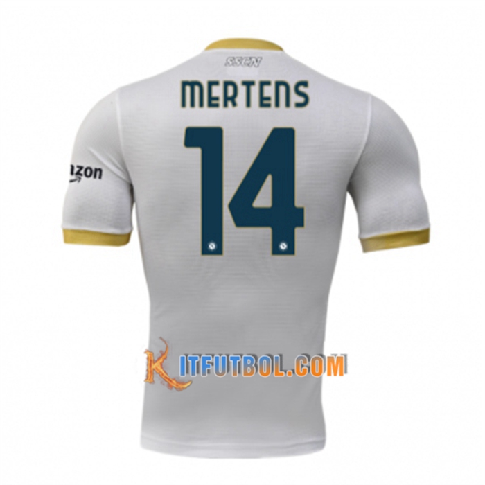 Camiseta Futbol SSC Napoli (MERTENS 14) Alternativo 2021/2022