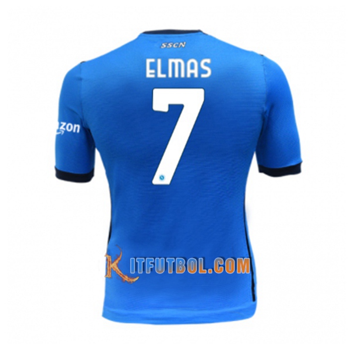 Camiseta Futbol SSC Napoli (ELMAS 7) Titular 2021/2022