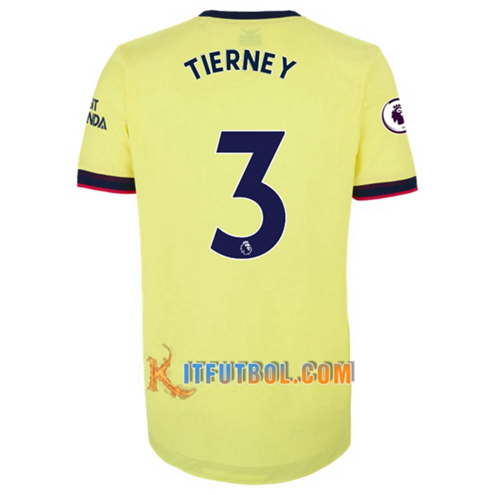 Camiseta Futbol FC Arsenal (Kieran Tierney 3) Alternativo 2021/2022
