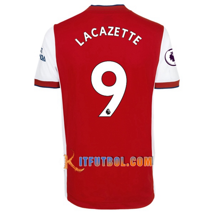 Camiseta Futbol FC Arsenal (Alexandre Lacazette 9) Titular 2021/2022