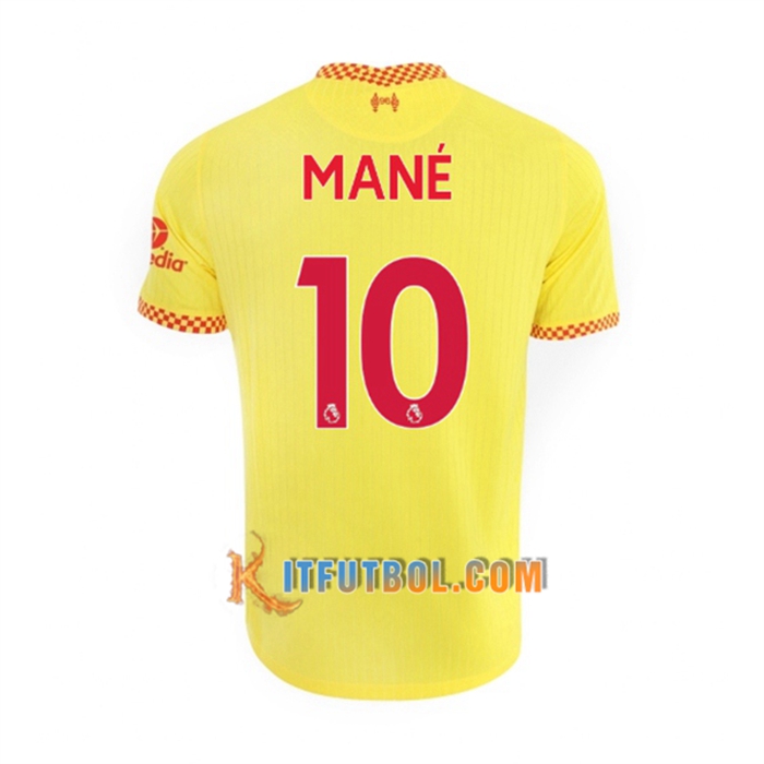 Camiseta Futbol FC Liverpool (Sadio Mane 10) Tercero 2021/2022