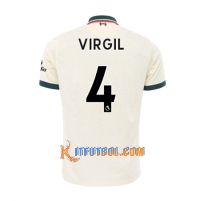 Camiseta Futbol FC Liverpool (Virgil 4) Alternativo 2021/2022