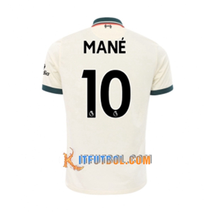 Camiseta Futbol FC Liverpool (Sadio Mane 10) Alternativo 2021/2022