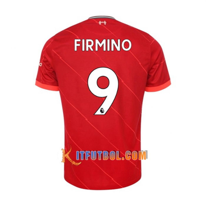 Camiseta Futbol FC Liverpool (Roberto Firmino 9) Titular 2021/2022