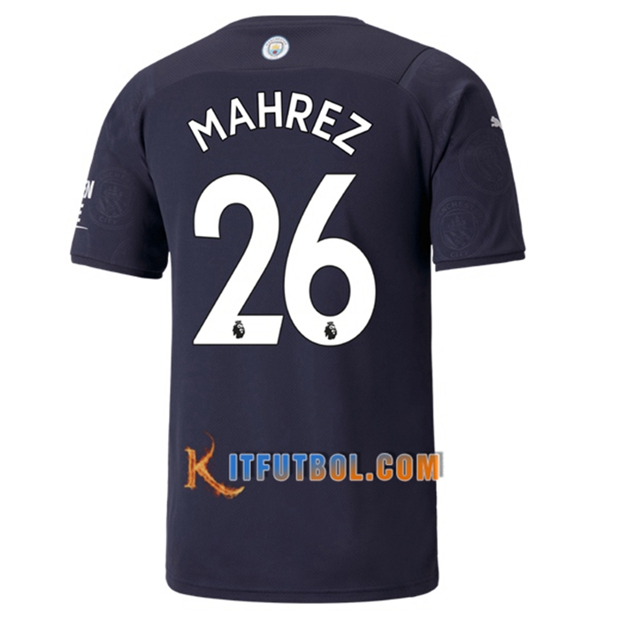 Camiseta Futbol Manchester City (MAHREZ 26) Tercero 2021/2022