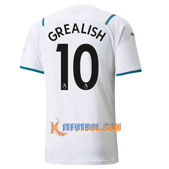 Camiseta Futbol Manchester City (GREALISH 10) Alternativo 2021/2022