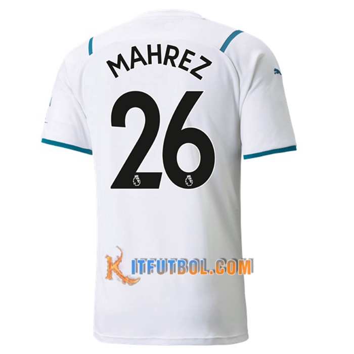 Camiseta Futbol Manchester City (MAHREZ 26) Alternativo 2021/2022