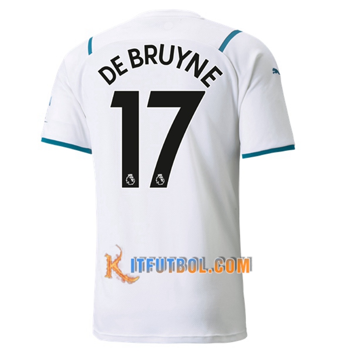 Camiseta Futbol Manchester City (DEBRUYNE 17) Alternativo 2021/2022