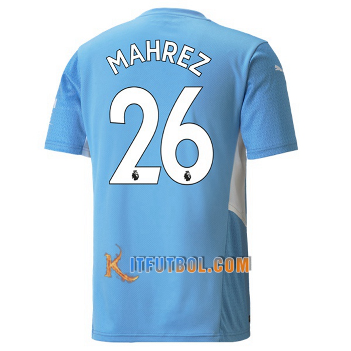 Camiseta Futbol Manchester City (MAHREZ 26) Titular 2021/2022