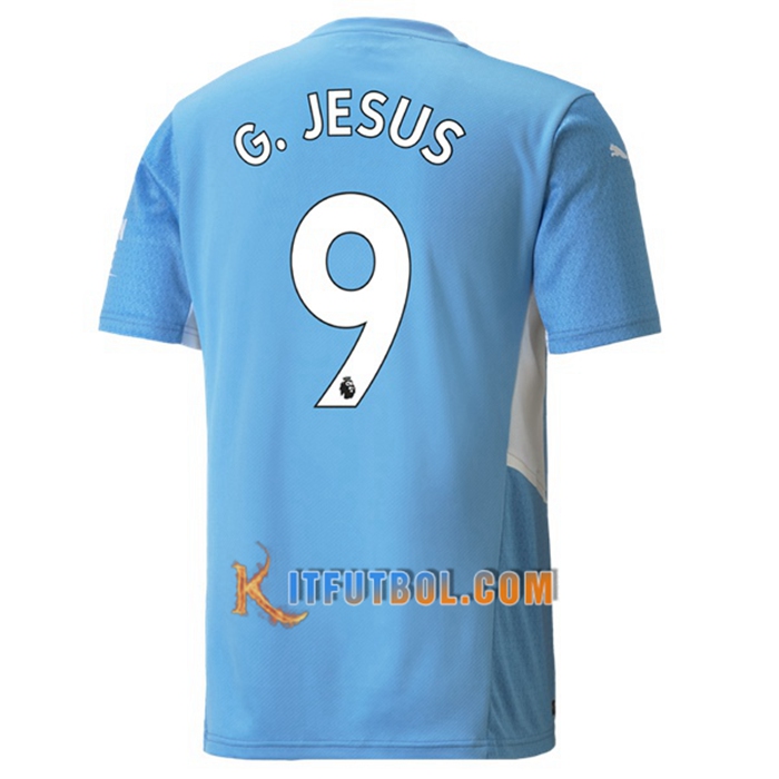 Camiseta Futbol Manchester City (G.JESUS 9) Titular 2021/2022