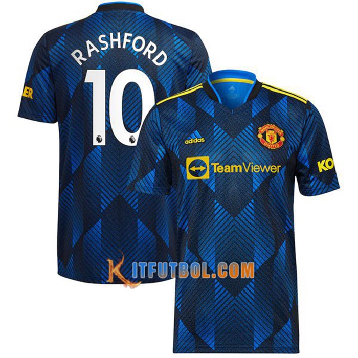Camiseta Futbol Manchester United (Rashford 10) Tercero 2021/2022