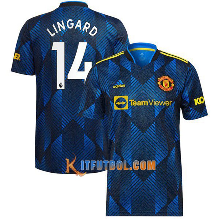 Camiseta Futbol Manchester United (Lingard 14) Tercero 2021/2022