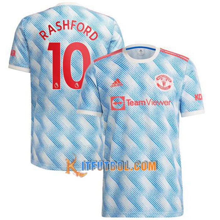 Camiseta Futbol Manchester United (Rashford 10) Alternativo 2021/2022