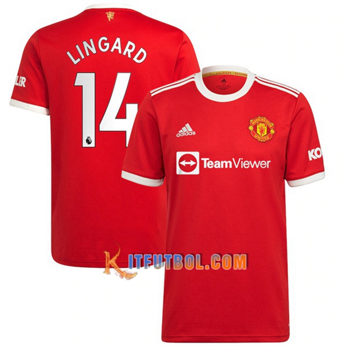 Camiseta Futbol Manchester United (Lingard 14) Titular 2021/2022