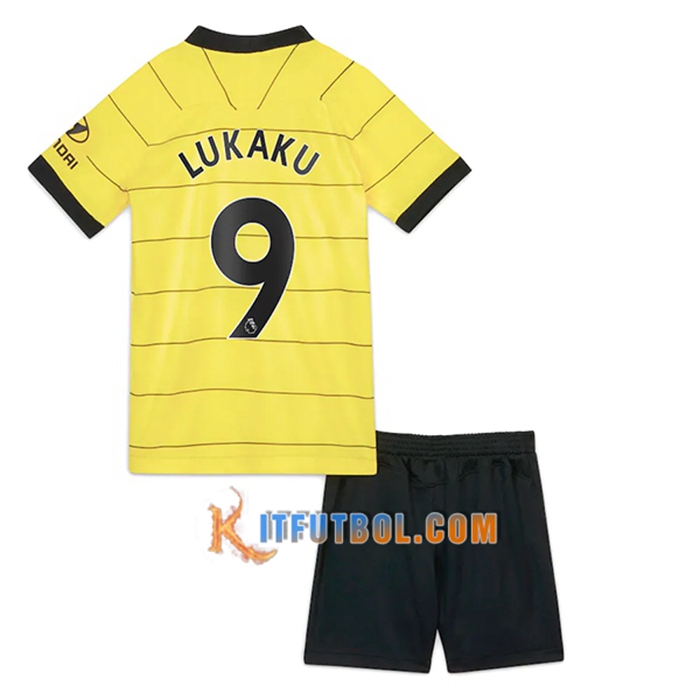 Camiseta Futbol FC Chelsea (Lukaku 9) Ninos Alternativo 2021/2022
