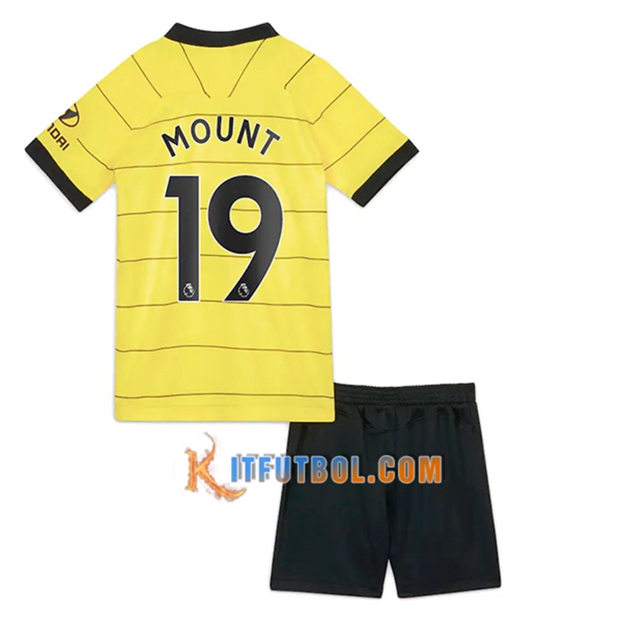 Camiseta Futbol FC Chelsea (Mount 19) Ninos Alternativo 2021/2022