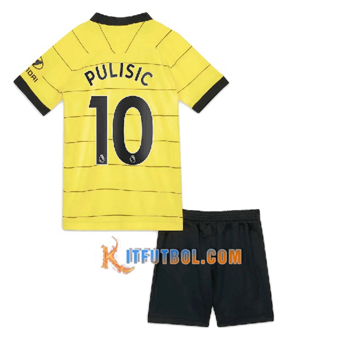 Camiseta Futbol FC Chelsea (Pulisic 10) Ninos Alternativo 2021/2022