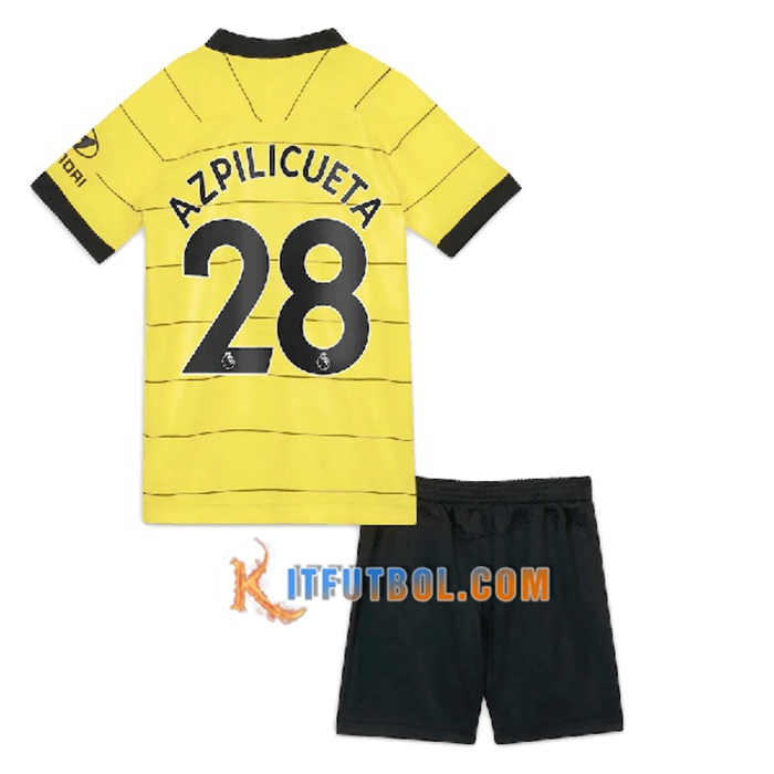 Camiseta Futbol FC Chelsea (Azpilicueta 28) Ninos Alternativo 2021/2022