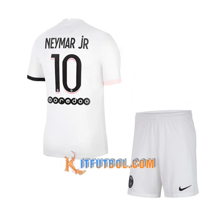 Camiseta Futbol Jordan PSG (Neymar Jr 10) Ninos Alternativo 2021/2022