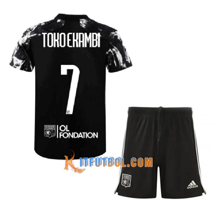 Camiseta Futbol Lyon (TOKO EKAMBI 7) Ninos Tercero 2021/2022
