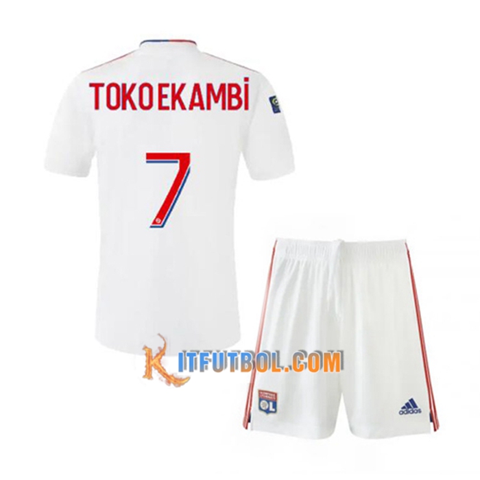 Camiseta Futbol Lyon (TOKO EKAMBI 7) Ninos Titular 2021/2022