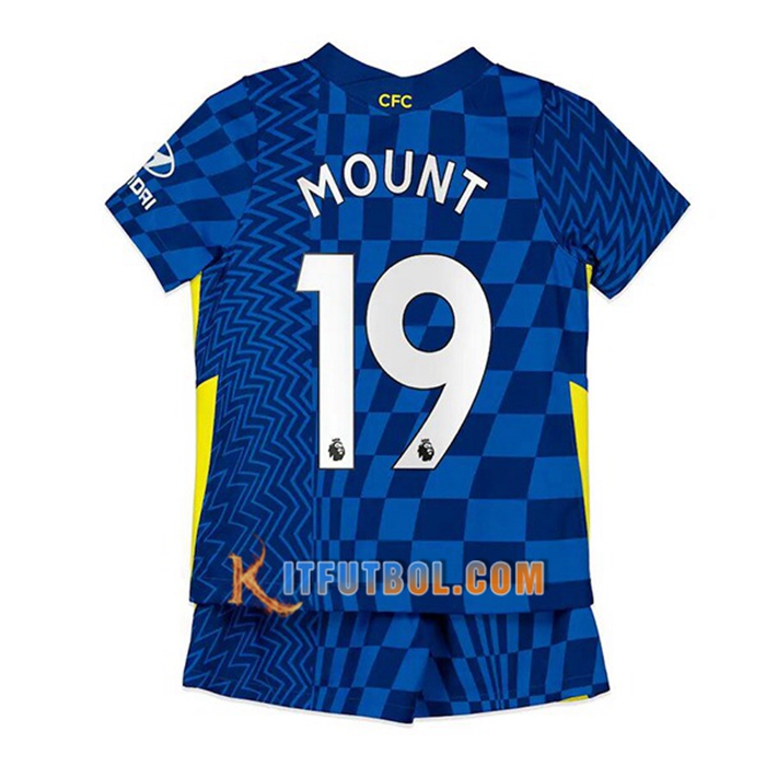 Camiseta Futbol FC Chelsea (Mount 19) Ninos Titular 2021/2022