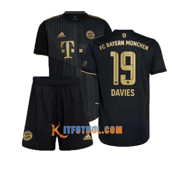 Camiseta Futbol Bayern Munich (Davies 19) Ninos Alternativo 2021/2022