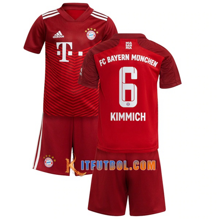 Camiseta Futbol Bayern Munich (Kimmich 6) Ninos Titular 2021/2022