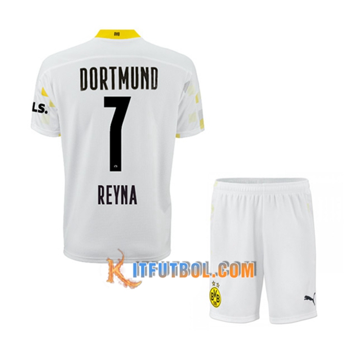 Camiseta Futbol Dortmund BVB (Reyna 7) Ninos Tercero 2021/2022