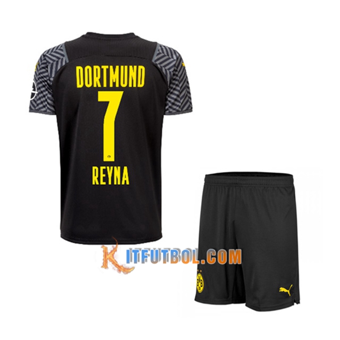 Camiseta Futbol Dortmund BVB (Reyna 7) Ninos Alternativo 2021/2022
