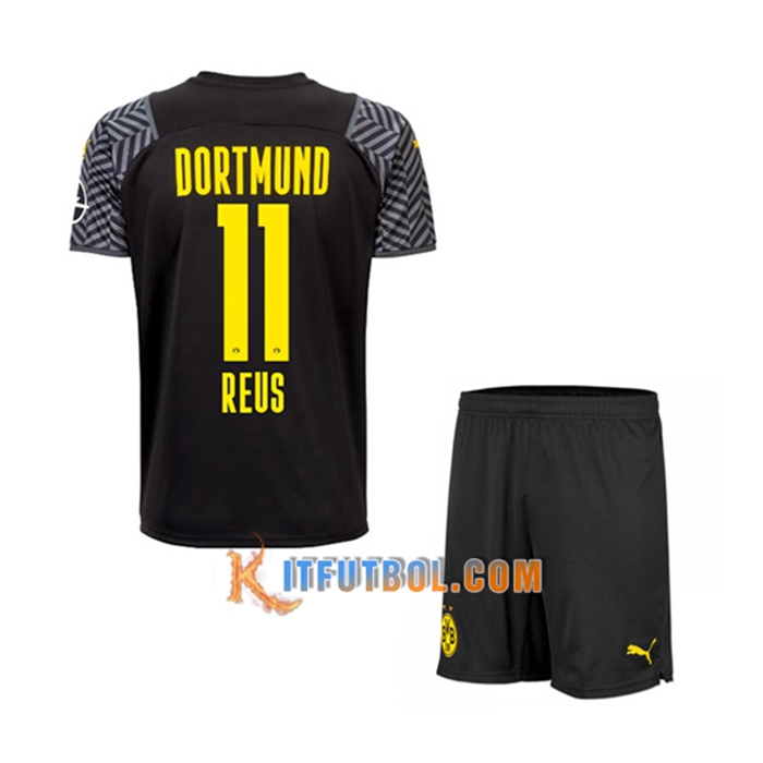 Camiseta Futbol Dortmund BVB (Reus 11) Ninos Alternativo 2021/2022