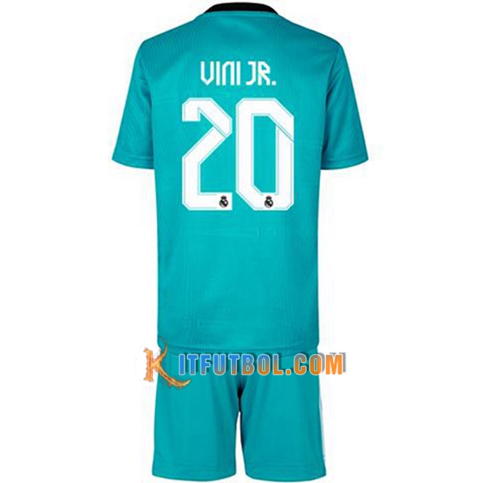 Camiseta Futbol Real Madrid (Vini Jr 20) Ninos Tercero 2021/2022