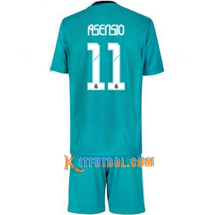 Camiseta Futbol Real Madrid (Asensio 11) Ninos Tercero 2021/2022