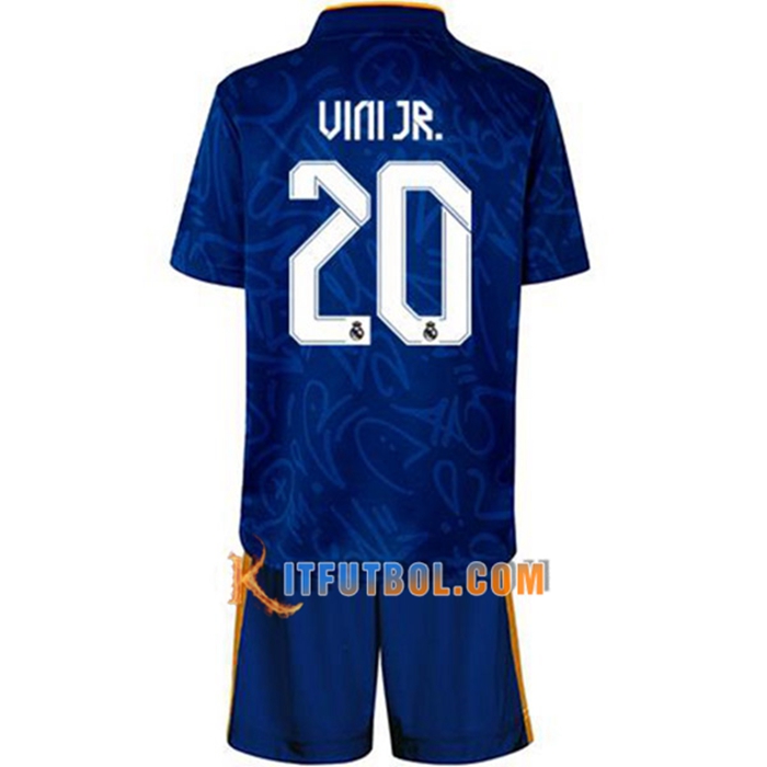 Camiseta Futbol Real Madrid (Vini Jr 20) Ninos Alternativo 2021/2022