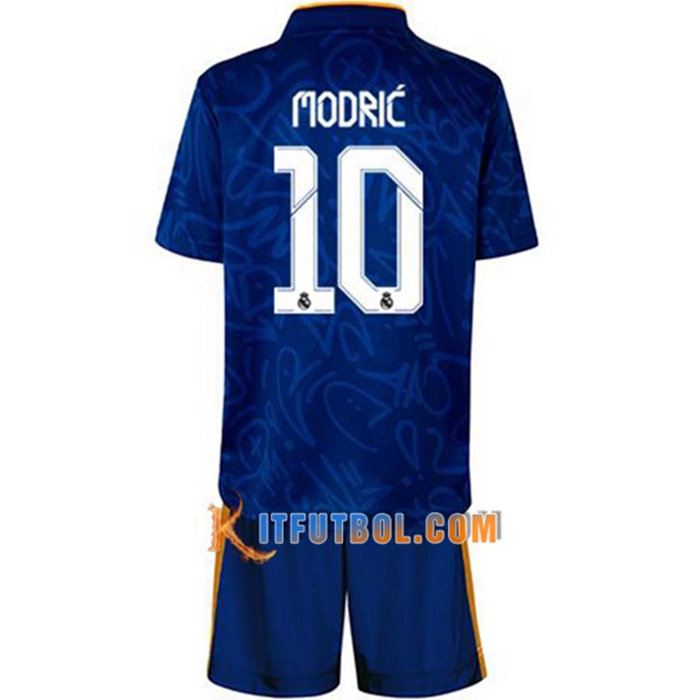 Camiseta Futbol Real Madrid (Modric 10) Ninos Alternativo 2021/2022