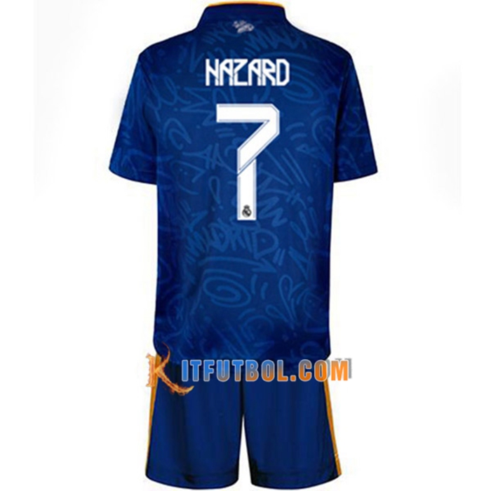 Camiseta Futbol Real Madrid (Hazard 7) Ninos Alternativo 2021/2022