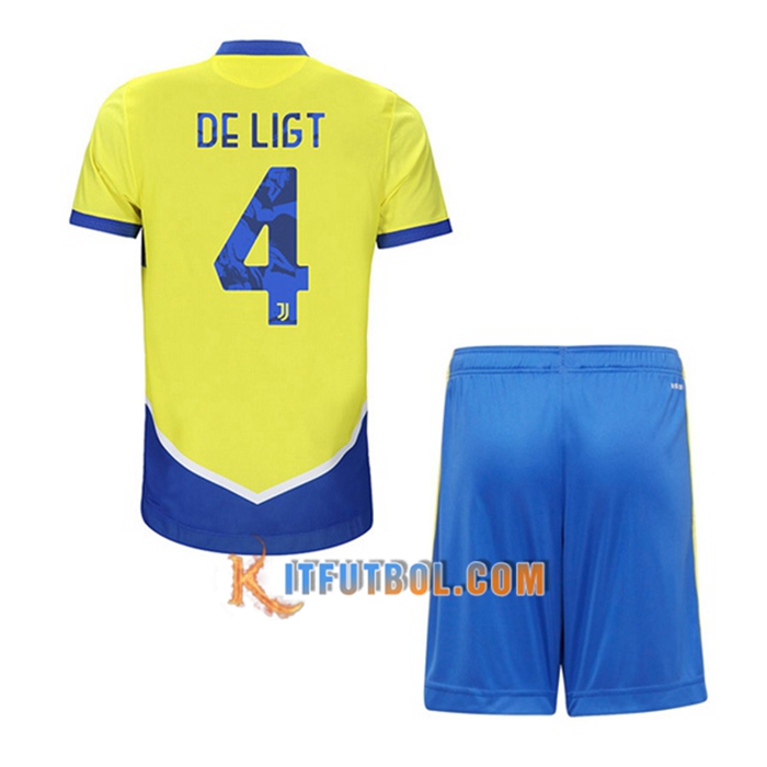 Camiseta Futbol Juventus (DE LIGT 4) Ninos Tercero 2021/2022