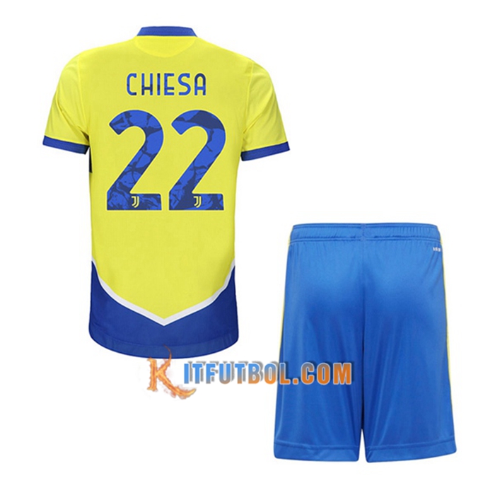 Camiseta Futbol Juventus (CHIESA 22) Ninos Tercero 2021/2022