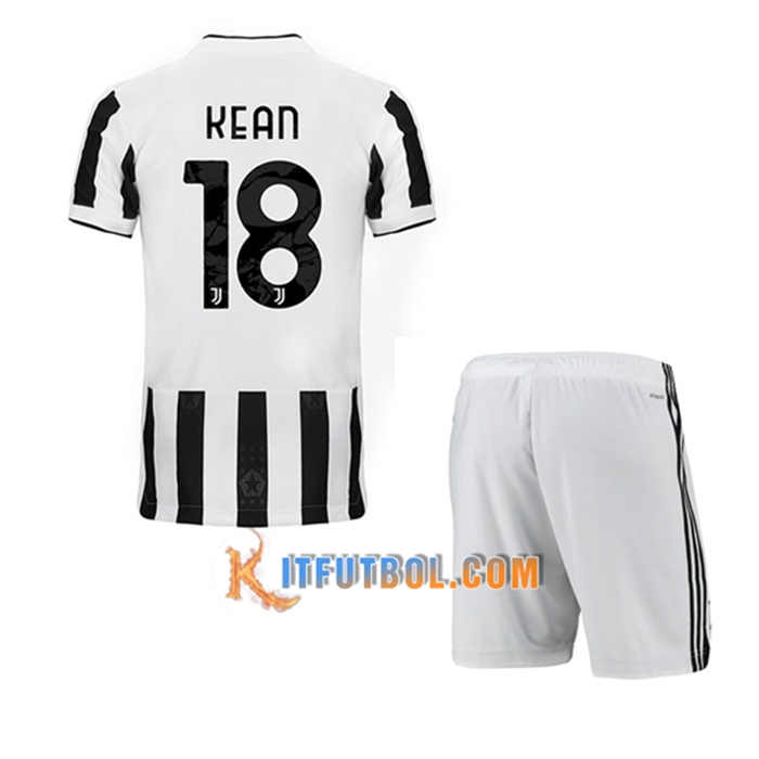 Camiseta Futbol Juventus (KEAN 18) Ninos Titular 2021/2022