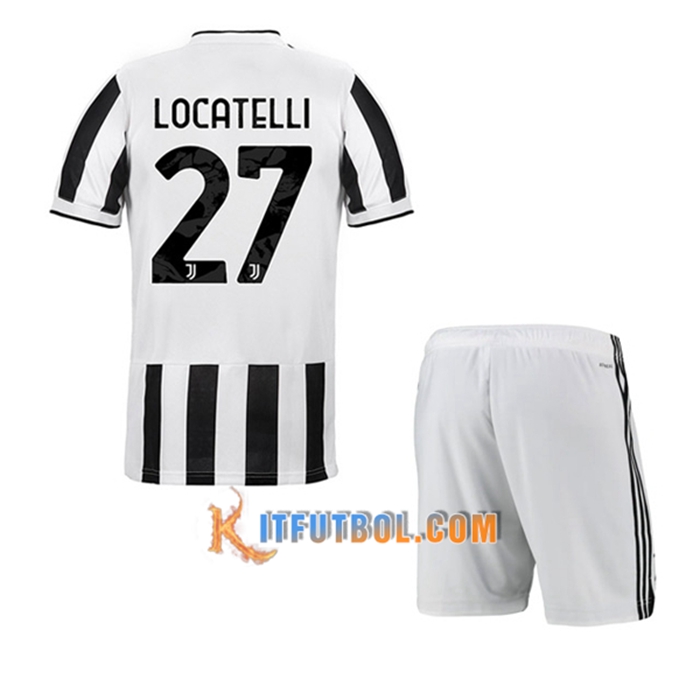 Camiseta Futbol Juventus (LOCATELLI 27) Ninos Titular 2021/2022