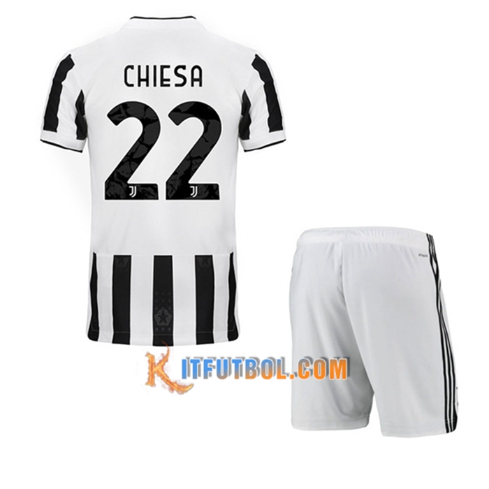Camiseta Futbol Juventus (CHIESA 22) Ninos Titular 2021/2022