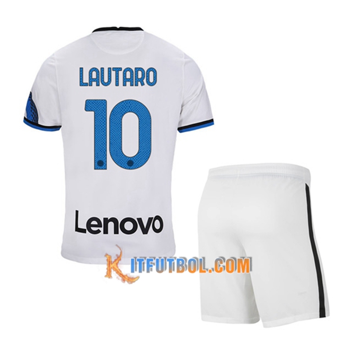 Camiseta Futbol Inter Milan (LAUTARO 10) Ninos Alternativo 2021/2022