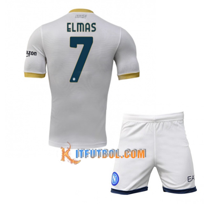 Camiseta Futbol SSC Napoli (ELMAS 7) Ninos Alternativo 2021/2022