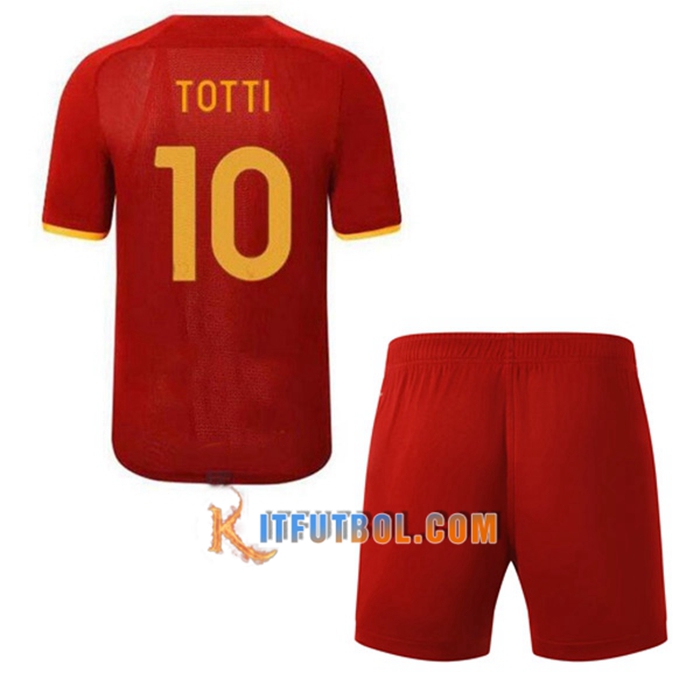 Camiseta Futbol AS Roma (TOTTI 10) Ninos Tercero 2021/2022