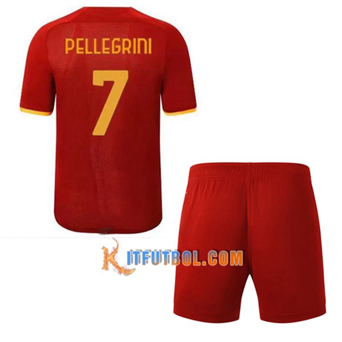 Camiseta Futbol AS Roma (PELLEGRINI 7) Ninos Tercero 2021/2022